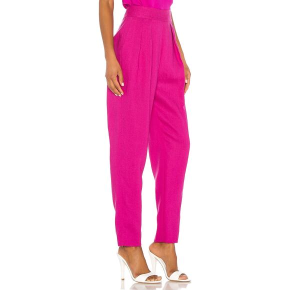 Theory Linen Pleated Pant Size 6 - Picture 4 of 8